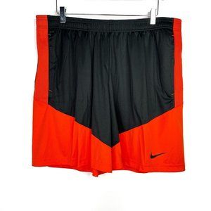 Nike Flex Short DJ5125 Men’s XXL Athletic Soccer Football Orange Black NEW